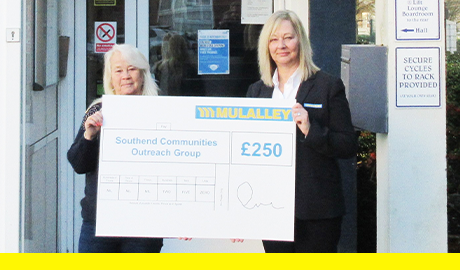 Mulalley donate to Southend Food Bank