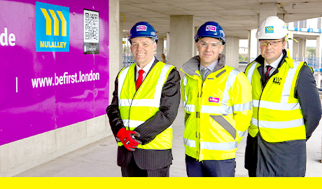 ‘Topping out’ at Oxlow Lane